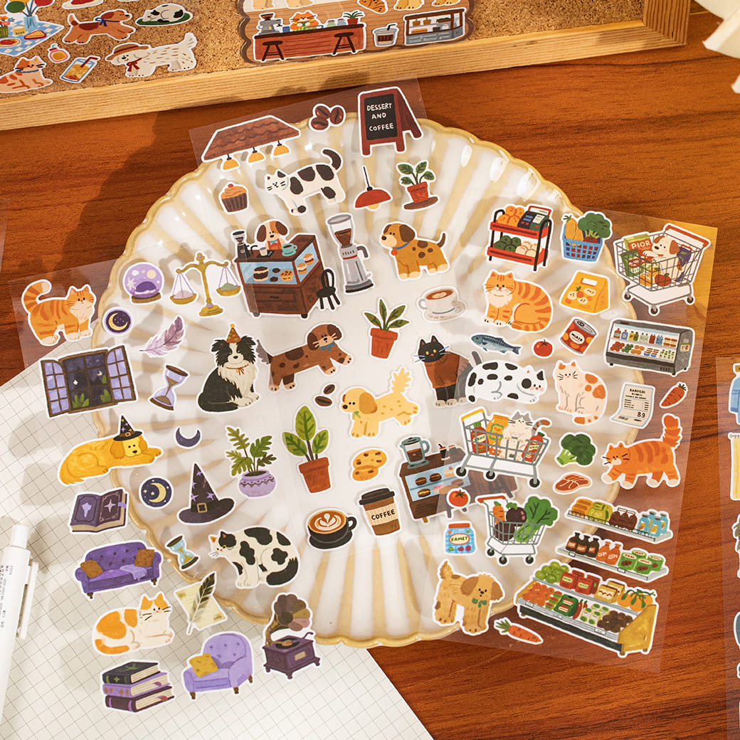 Daily Cute Stickers - for Journal Decoration