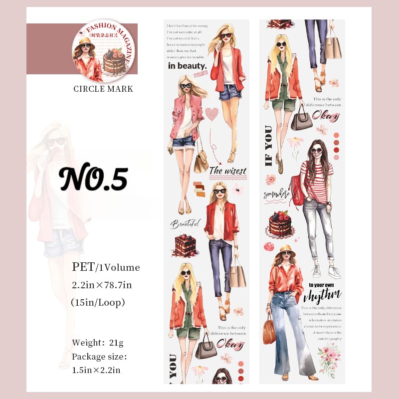 Fashion Lady PET Tape