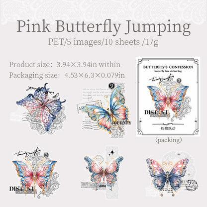 Butterfly Series Stickers