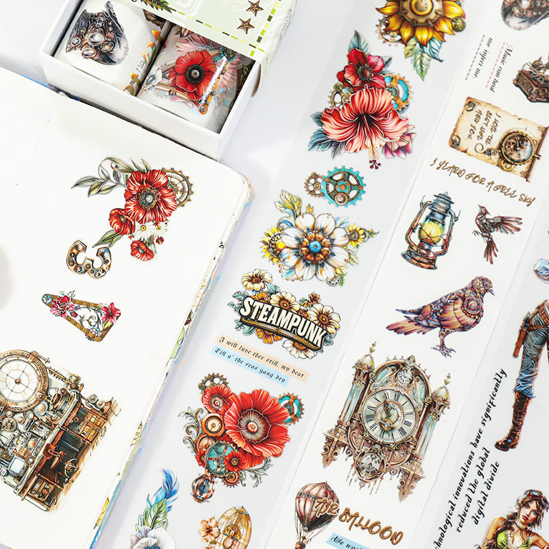 4PCS Punk Series PET/Washi Tape Set