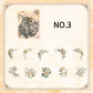 Vintage Floral PET Stickers