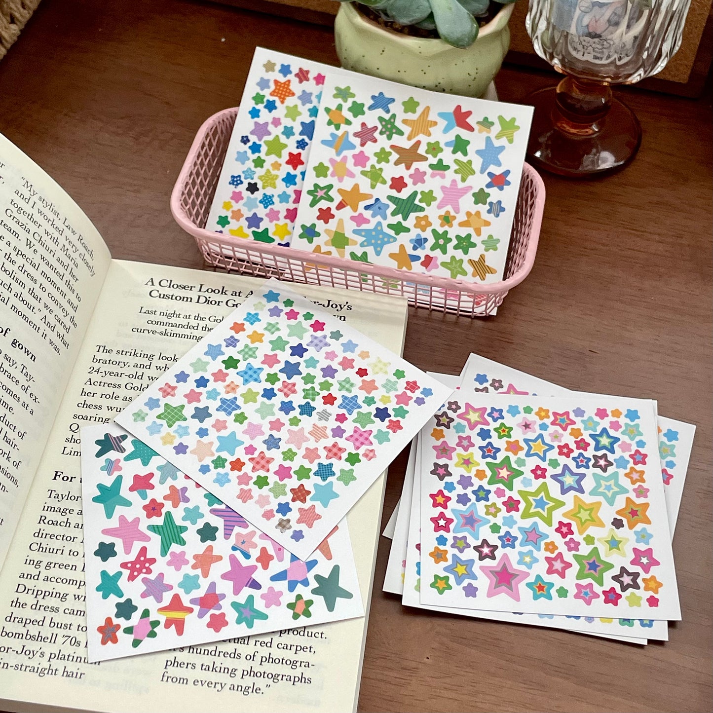 10PCS Star Stickers
